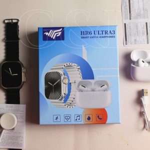 HR6 ULTRA Smartwatch with Airpods Pro 2nd Gen