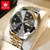 OLEVS 9931G Quartz Watch - Black