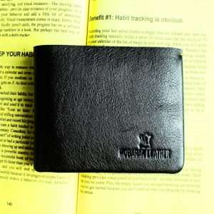 100% Genuine Leather Premium Trifold Zipper Wallet