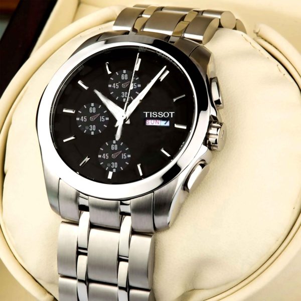 Tissot 𝐀𝐧𝐚𝐥𝐨𝐠 𝐖𝐫𝐢𝐬𝐭 𝐜𝐡𝐚𝐢𝐧 𝐒𝐭𝐚𝐢𝐧𝐥𝐞𝐬𝐬 𝐒𝐭𝐞𝐞𝐥 𝐖𝐚𝐭𝐜𝐡 𝐖𝐚𝐭𝐜𝐡