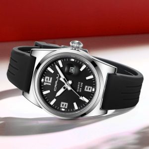 CRRJU Men’s Fashion Stainless Steel Watch