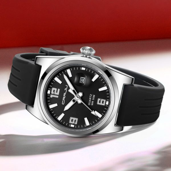 CRRJU Men’s Fashion Stainless Steel Watch