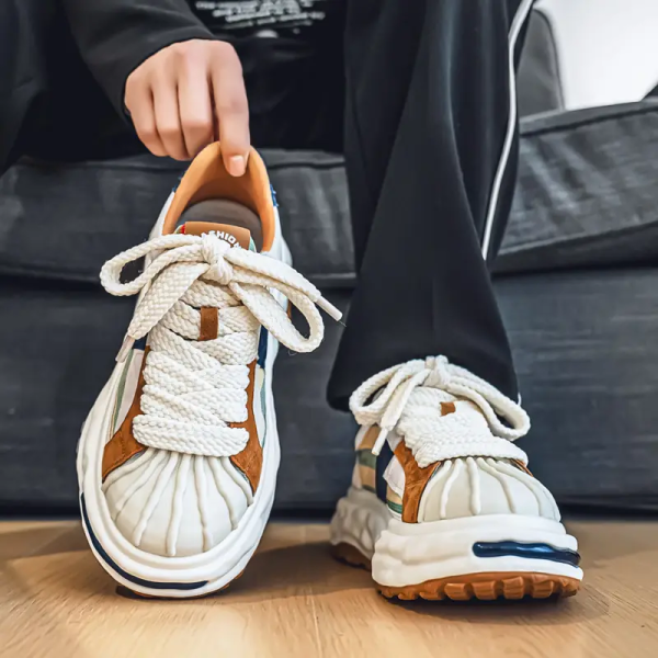 CLOTH PANEL SHOES HONG KONG STYLE