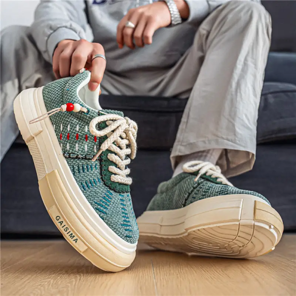 CLOTH PANEL SHOES HONG KONG STYLE
