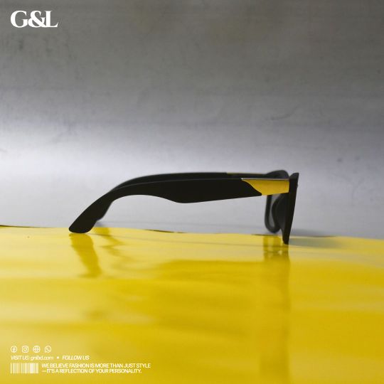 Wayfarer Sunglass Silver Black - Image 6