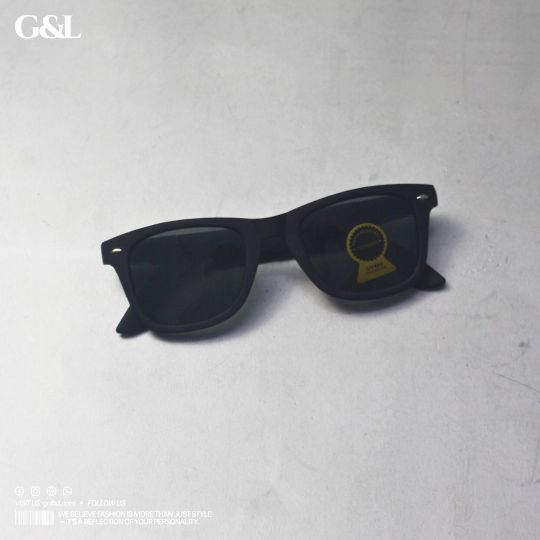 Wayfarer Sunglass Silver Black - Image 3