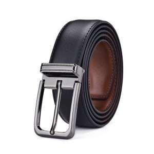 Mens Premium Leather Double Sided Belt