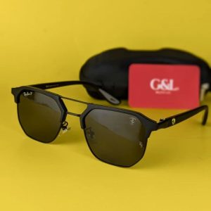 RayBan Ferrari Polarized Sunglass Black