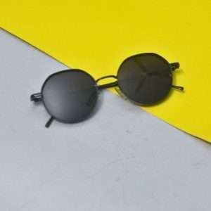Round Sunglass Black